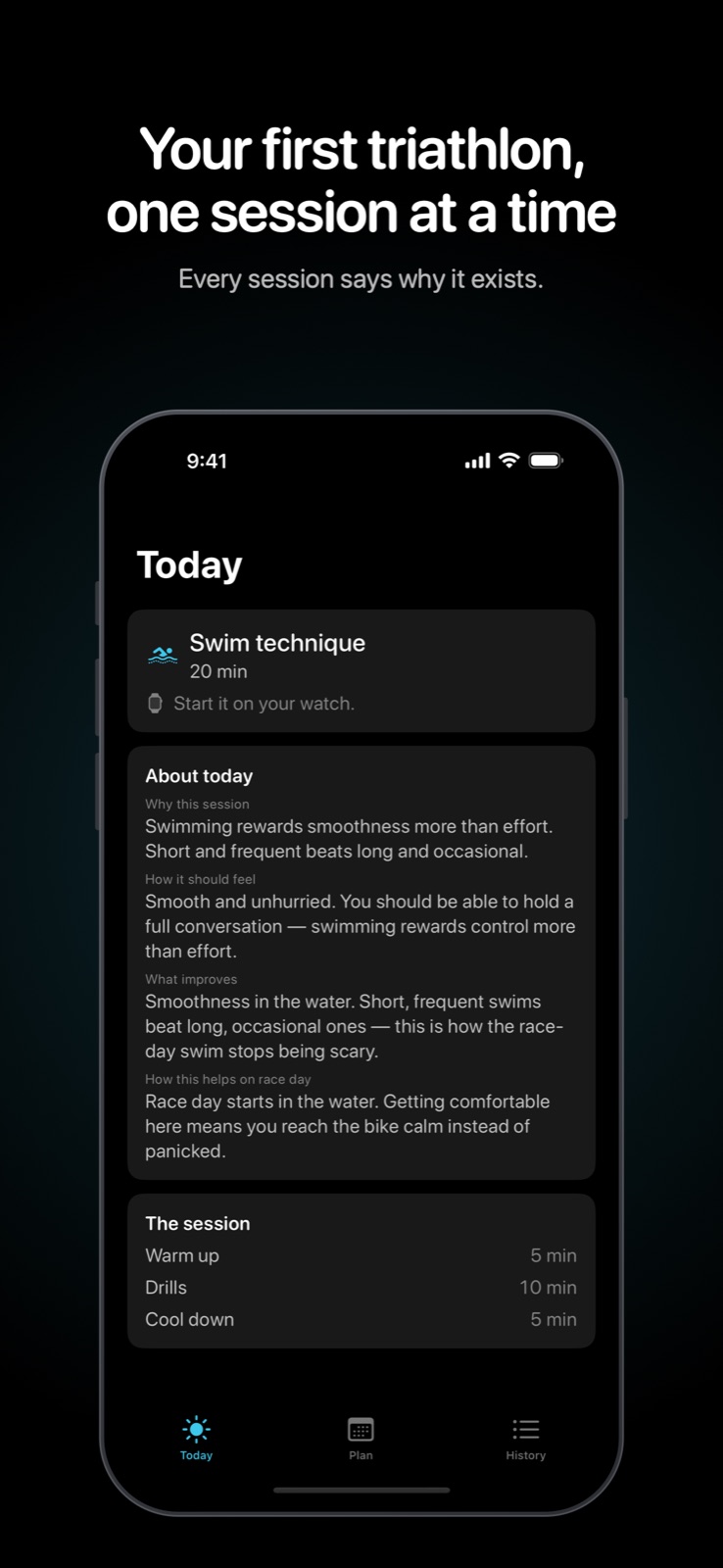Try — Your Triathlon Coach screenshot